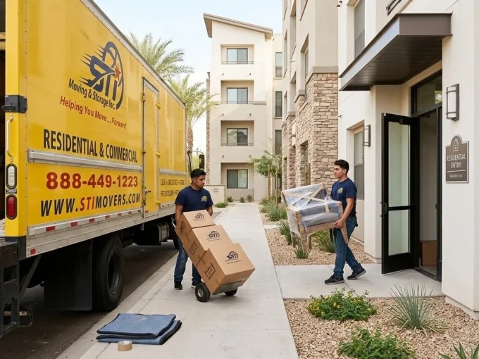 STI local movers handling a short-distance move in Phoenix AZ
